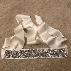 David’s Bridal Embellished Wedding Dress Sash